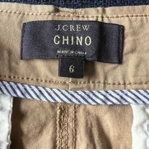 J. Crew Tan Chino Shorts Classic Style